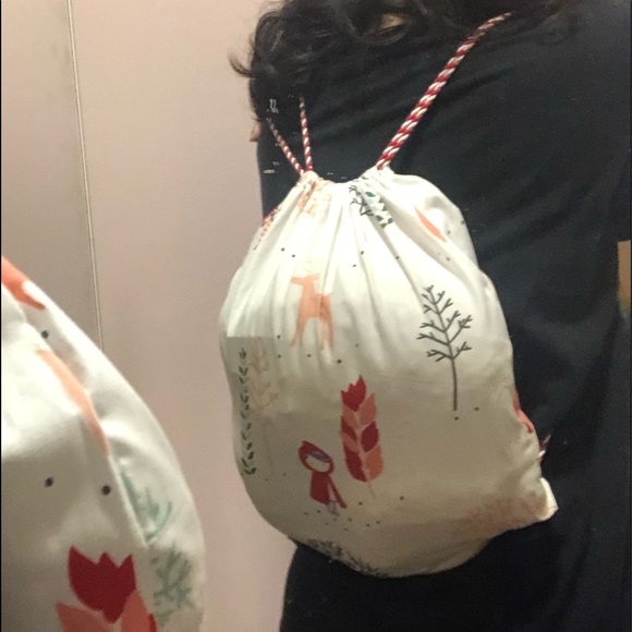 Christmas drawstring backpack bag - Picture 2 of 7